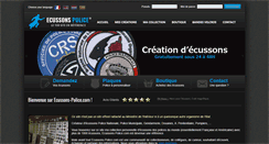 Desktop Screenshot of ecussons-police.com